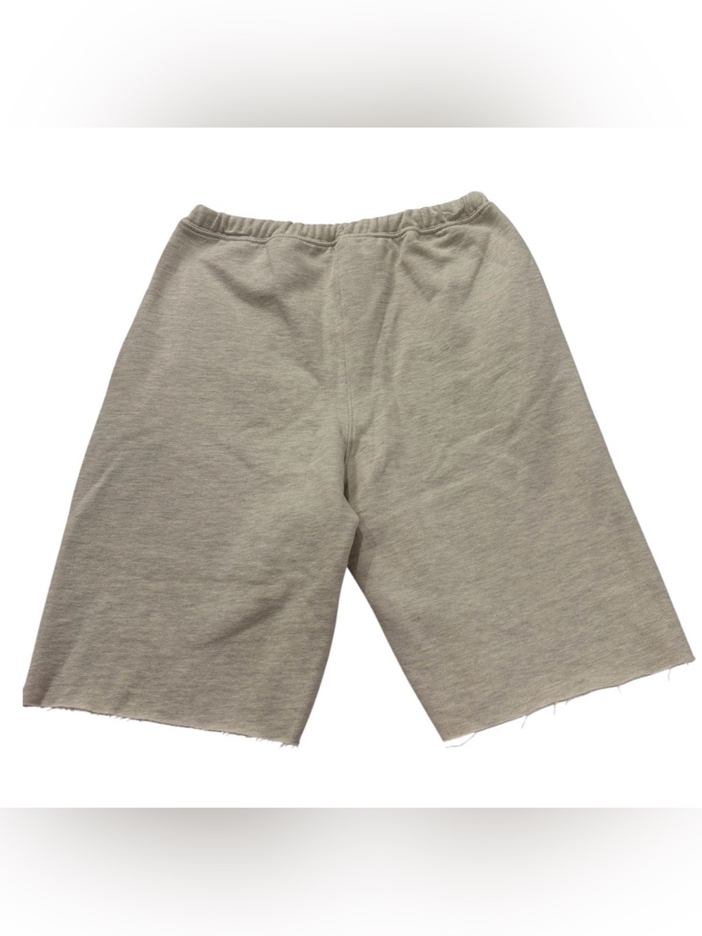 FP Movement by Free People Oatmeal Heather Raw Hem Sweat Shorts - Size M NWOT - Picture 2 of 8